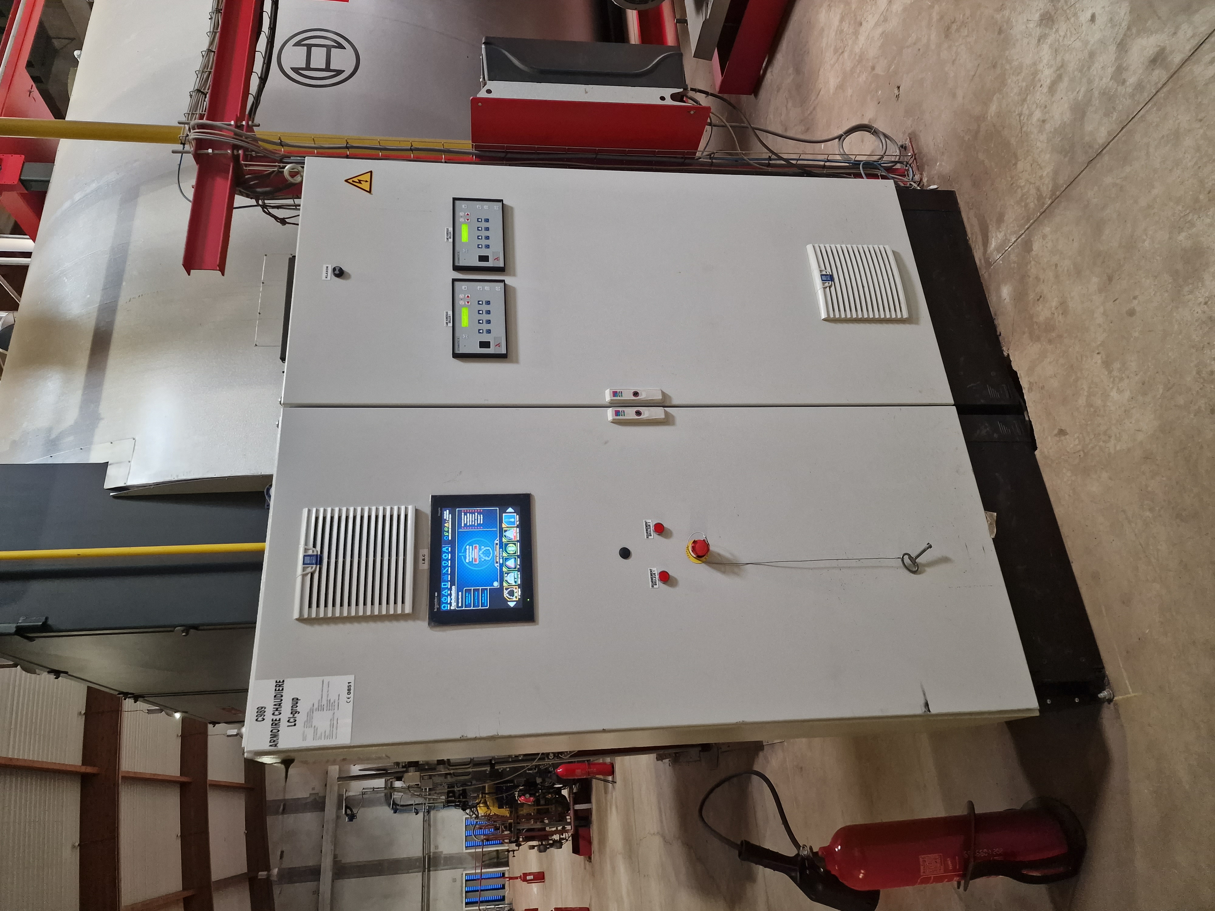 Armoire électrique industrielle — diagnostic électrique